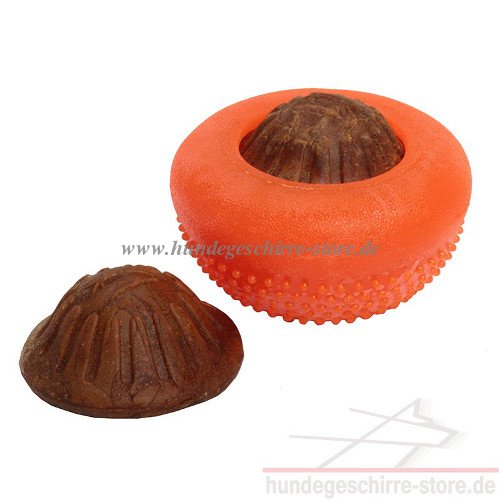 dog toy with dog fodder for chew joy