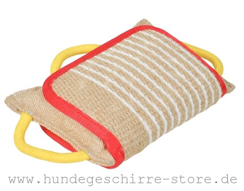 Beißkissen aus Jute, abriebfest