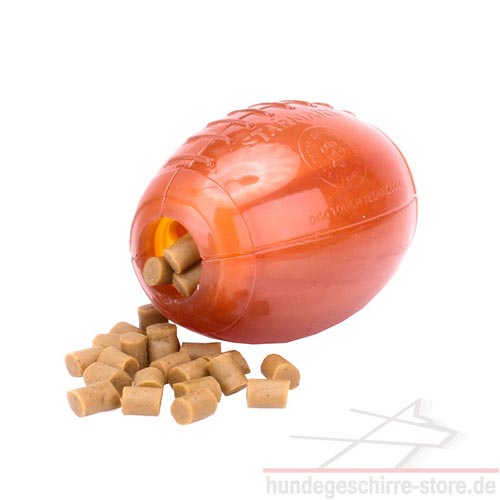 Hundeball aus Gummi für starkes Kauen Rugby Design Hundeball aus Gummi für starkes Kauen Rugby Design