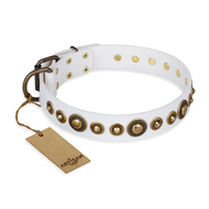 Leder Halsband "Swirl of Fashion" FDT Artisan, extraordinary Leder Halsband "Swirl of Fashion" FDT Artisan, extraordinary
