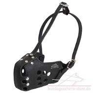 Hundemaulkorb aus Leder für extreme Agitationarbeit
