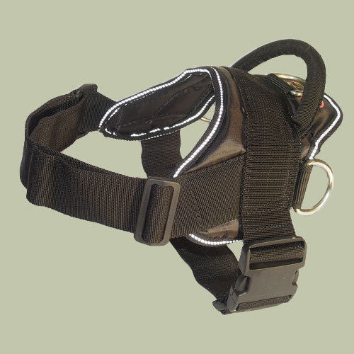 Dogue De Bordeaux Nylon K9 dog harness for tracking/pulling