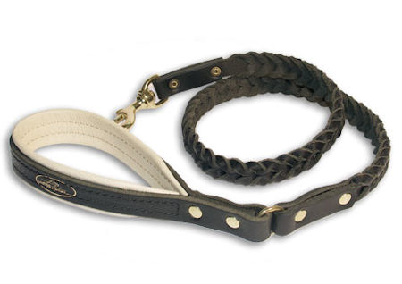 Top quality leather dog leash