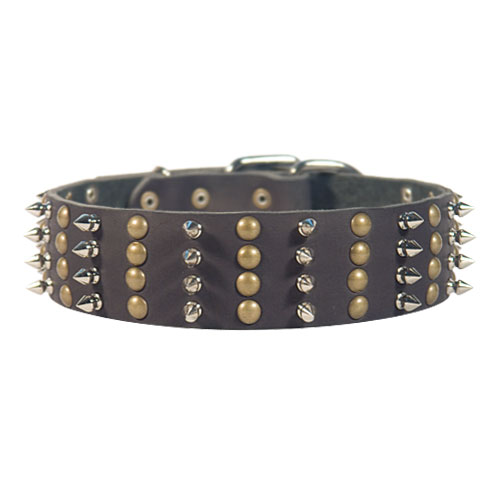 handmade spiked dog collars with studs