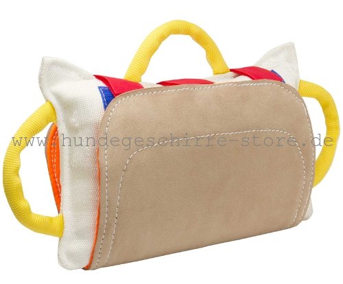 Starkes Beißkissen mit Überzug für Hunde