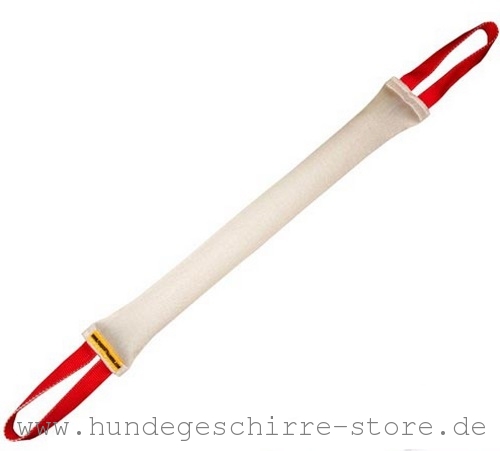 Beisskissen aus Feuerwehrschlauch mit zwei Handgriffen