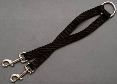 Stitched nylon coupler leash