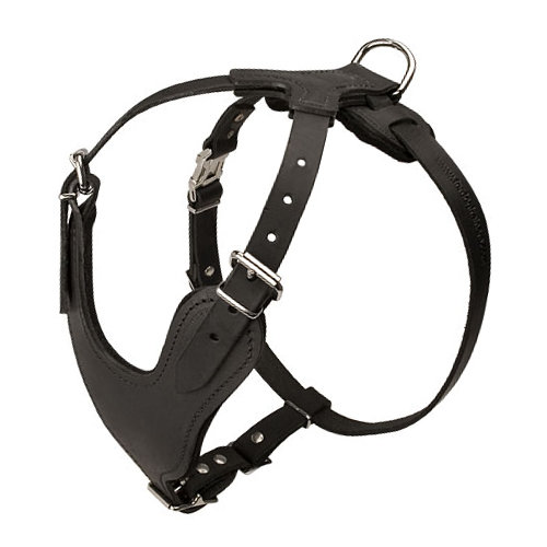Leather Dog Harness for Dog Sport 