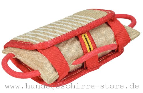 Beißkissen aus Jute mit abriebfestem Überzug, super Qualität