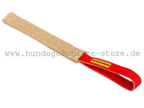 Dünne lange Beißwurst aus Jute für Welpen und Junge Hunde