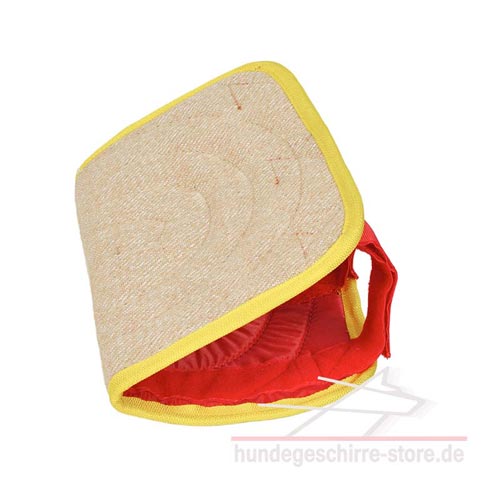 Beißarm Überzug aus Jute, dünn und stark