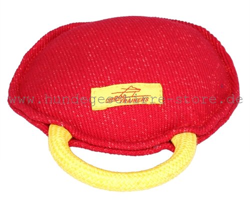 Beißkissen aus Französische Leinen mit Handgriff, handgenäht