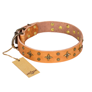 Leder Halsband für Hunde "Top-Flight" FDT Artisan", hell-braun Leder Halsband für Hunde "Top-Flight" FDT Artisan", hell-braun