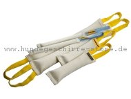 Beißwürsten-Set aus Feuerwehrschlauch-Stoff, 6 Stück Beißwürsten-Set aus Feuerwehrschlauch-Stoff, 6 Stück
